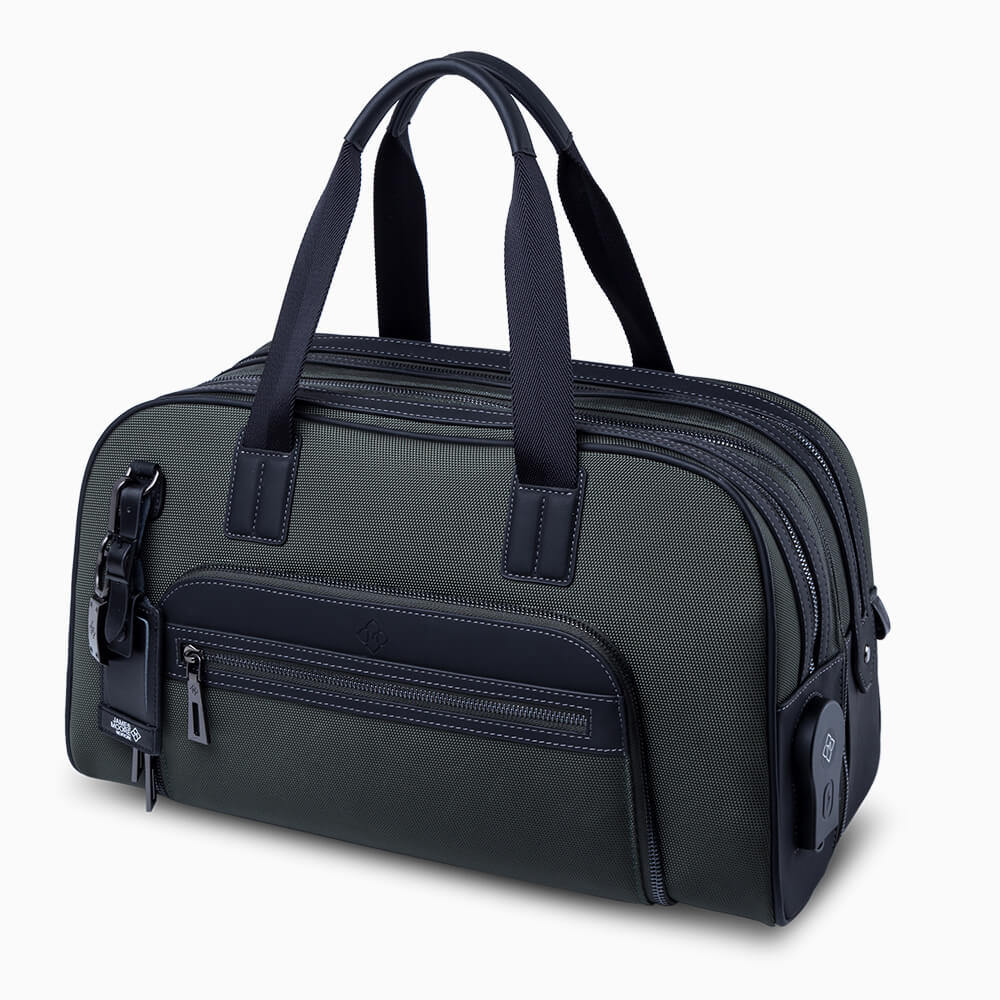 JMNY-atlas-travel-bag-in-forest-green-side-view 1